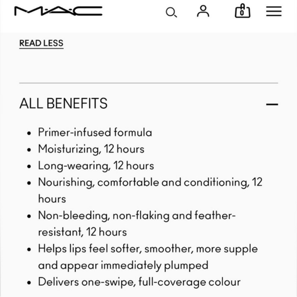 MAC Love Me Liquid Lipcolour BATED BREATH 489 NIB - Picture 6 of 9